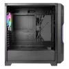 PC Case AZZA Guardian Glass Midi Tower — Black, ATX/Micro‑ATX/ITX/EATX, supports 3.5 inch×2 / 2.5 inch×4, front 120/140 mm fans