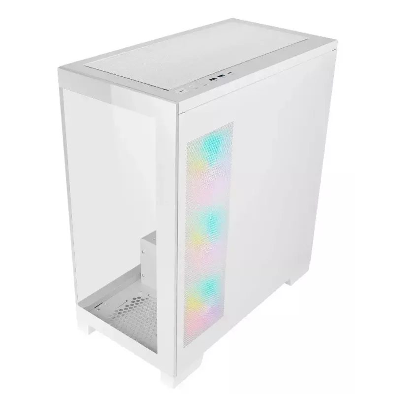 PC Midi Tower AZZA Cove (CSAZ-570W) — Black, ATX/Micro-ITX/ITX, 3x120mm side fans, 1x120mm rear fan, supports 2.5 inch & 3.5 inch drives