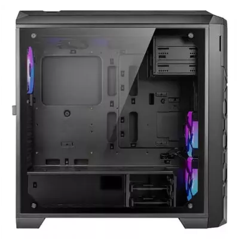 PC Case AZZA STORM ARGB Full Tower — Black, ATX/Micro-ATX/EATX support, 2x 3.5 inch + 6x 2.5 inch bays, ARGB fans preinstalled
