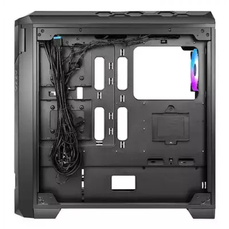 PC Case AZZA STORM ARGB Full Tower — Black, ATX/Micro-ATX/EATX support, 2x 3.5 inch + 6x 2.5 inch bays, ARGB fans preinstalled