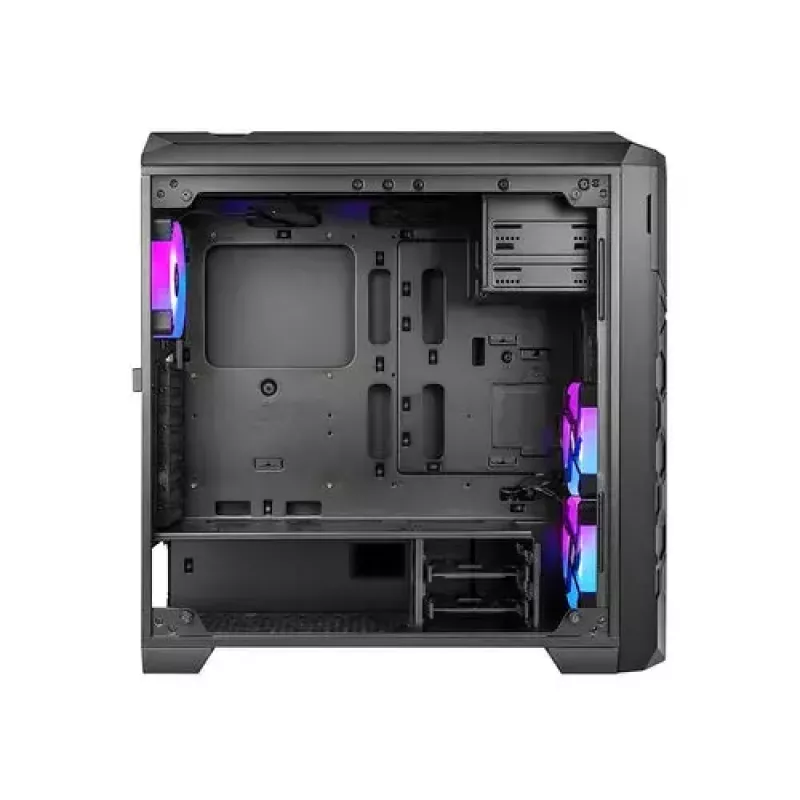 PC Case AZZA STORM ARGB Full Tower — Black, ATX/Micro-ATX/EATX support, 2x 3.5 inch + 6x 2.5 inch bays, ARGB fans preinstalled