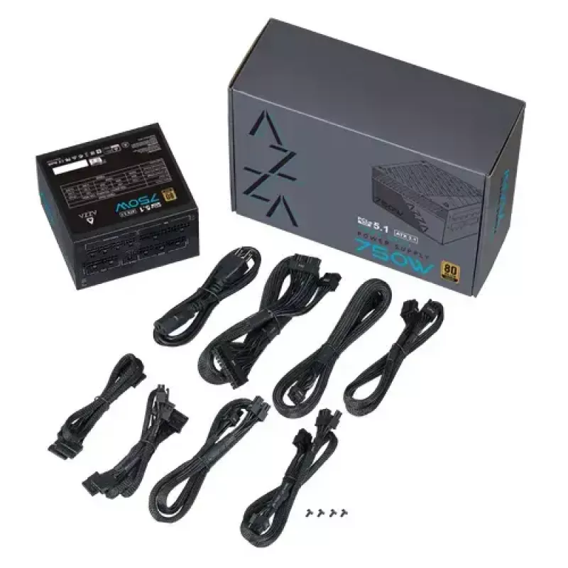 Azza PSAZ-750G power supply unit 750 W 20+4 pin ATX ATX Black