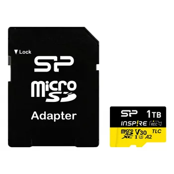 MicroSDXC memory card Silicon Power SP001TBSTXLA2V1NSP 1 TB UHS-I U3 V30 3D TLC Class 10 170/160 MB/s