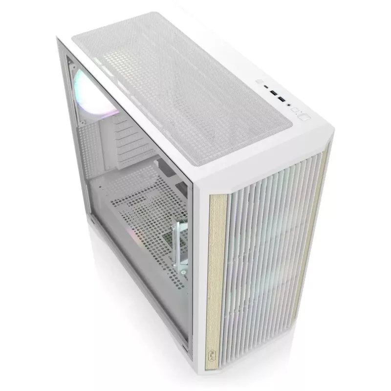 Tower PC Case RAIJINTEK AGOS MAX-MS4 White with Tempered Glass