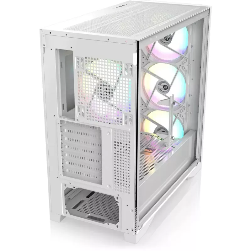 Tower PC Case RAIJINTEK AGOS MAX-MS4 White with Tempered Glass