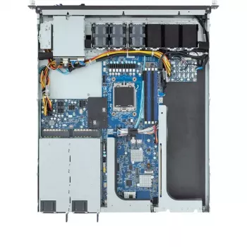 Rack server 1U GIGABYTE E133-C10-AAG1 — Socket AM5, AMD EPYC 4004 support, 4x DDR5 DIMM, 800W 80 PLUS Titanium PSU