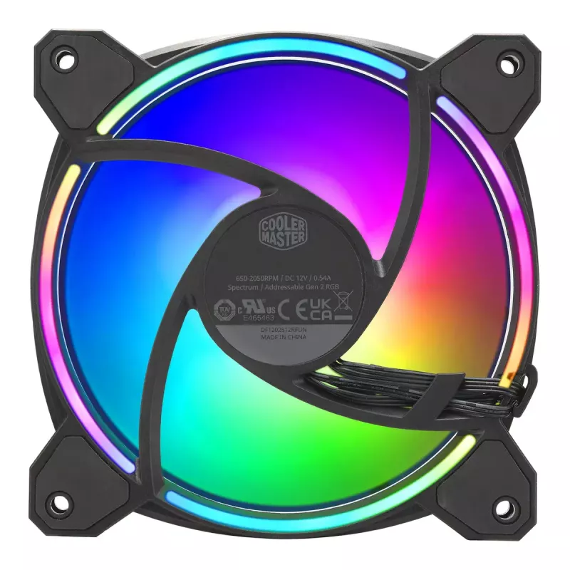 Fan Cooler Master MasterFan MF120 Halo² 12 cm Black 3 pcs