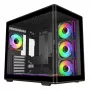 PC Case Cooler Master Elite 600 Midi Tower Black with Tempered Glass, supports ATX/Micro-ITX, 3x120mm side + 1x120mm rear fans, 2x3.5 inch + 2x2.5 inch bays