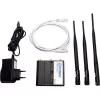 Cellular network router Teltonika RUT240 — 4G LTE, 3x external antennas, 2x Fast Ethernet ports, Wi‑Fi 4 (802.11n) 150 Mbps