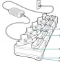 Docking Cradle Zebra WT6400 5-slot with Battery Charger, model CRD-WT64-5S5BE-01
