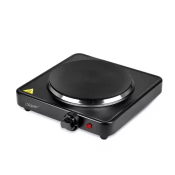 Maestro MR-772-1 Countertop Sealed-Plate Hob, 1 Zone, Black, 1500 W, Rotary Control