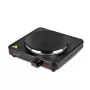 Maestro MR-772-1 Countertop Sealed-Plate Hob, 1 Zone, Black, 1500 W, Rotary Control