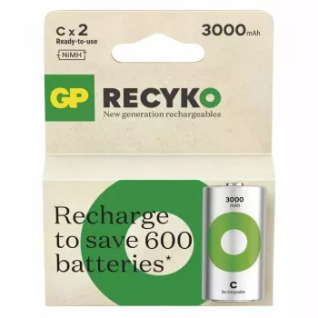 Rechargeable Battery GP Batteries Recyko 3000 C NiMH 3000 mAh 1.2 V