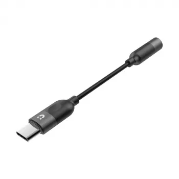 Mobile Phone Cable UNITEK M1204A USB C to 3.5mm Black 0.1m