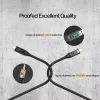 USB4 Gen 2x2 USB C cable Unitek C14100BK-0.8M — 0.8 m, USB-C to USB-C, 40 Gbit/s, black