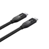 USB4 Gen 2x2 USB C cable Unitek C14100BK-0.8M — 0.8 m, USB-C to USB-C, 40 Gbit/s, black