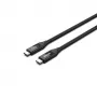 USB4 Gen 2x2 USB C cable Unitek C14100BK-0.8M — 0.8 m, USB-C to USB-C, 40 Gbit/s, black