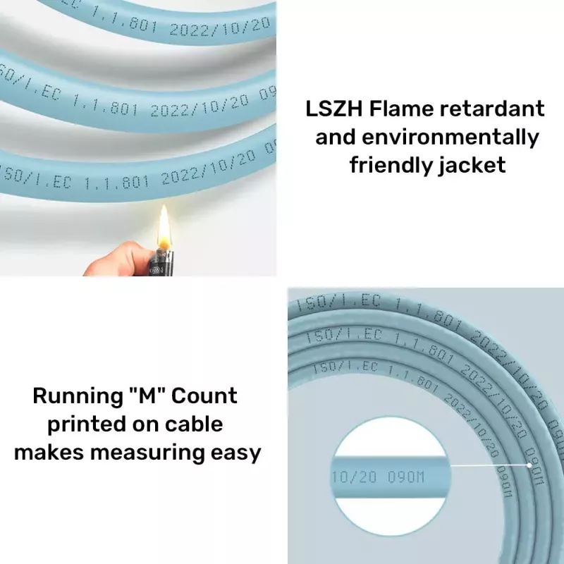 Networking Cable UNITEK C18122BL RJ45 Cat7 305m Blue