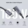 USB Cable UNITEK C14123BK-1M 1m USB 2.0 Black Grey