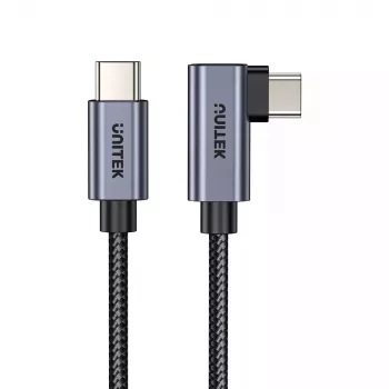 USB Cable UNITEK C14123BK-1M 1m USB 2.0 Black Grey