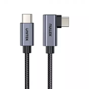 USB Cable UNITEK C14123BK-3M USB 2.0 USB C 3m Black Grey