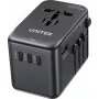 Travel charger Unitek P1123ABK01 — Unitek PD 100W, multi-region EU/US/UK/AUS plug