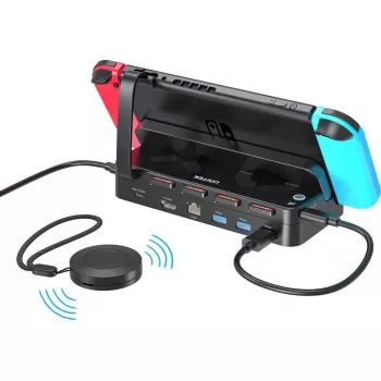 Docking station Unitek for Nintendo Switch with PD 100W, HDMI 4K output, RJ-45 Ethernet and SD card reader