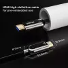 HDMI cable UNITEK C11085GY01-40M 40m 2.1 48 Gbit/s Black