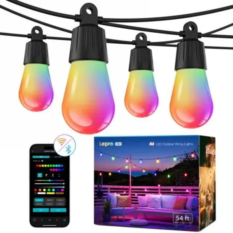Outdoor Smart Multicolor String Lights Nanoleaf 30 m ZB1 (ZB1-30-EU)