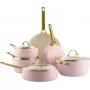 Cookware mixed pan set GreenPan CC008483-001 — 6 pieces, gold and rose colours