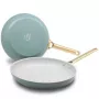 Saute pan GreenPan Padova Round 280 mm, blue, set of 2