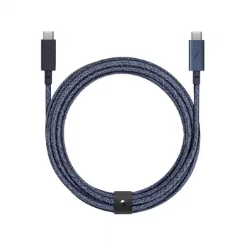 USB-C to USB-C cable Native Union Belt Cable Pro 2.4 m USB 2.0 Blue