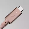 Native Union Belt Cable Pro USB-C to USB-C, 2.4 m, LED Display, Rose