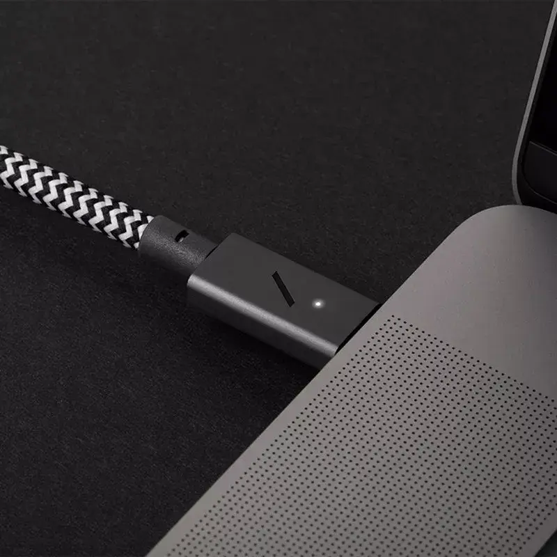 Native Union Belt Cable Pro USB-C to USB-C, 2.4 m, LED Display, Rose