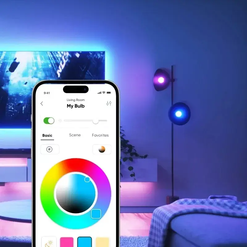 Smart LED bulb Nanoleaf Essentials A60 B22 Matter 9W 806 lm RGBCW 2700–6500K