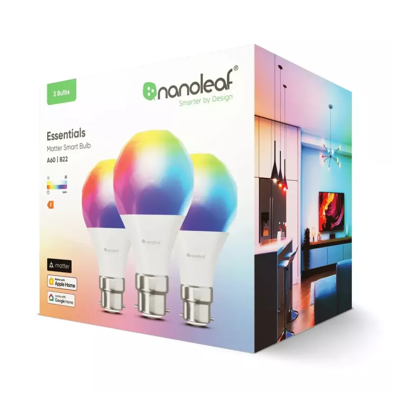 Smart bulb Nanoleaf NF080B02-3A19B — Wi‑Fi controllable smart LED bulb