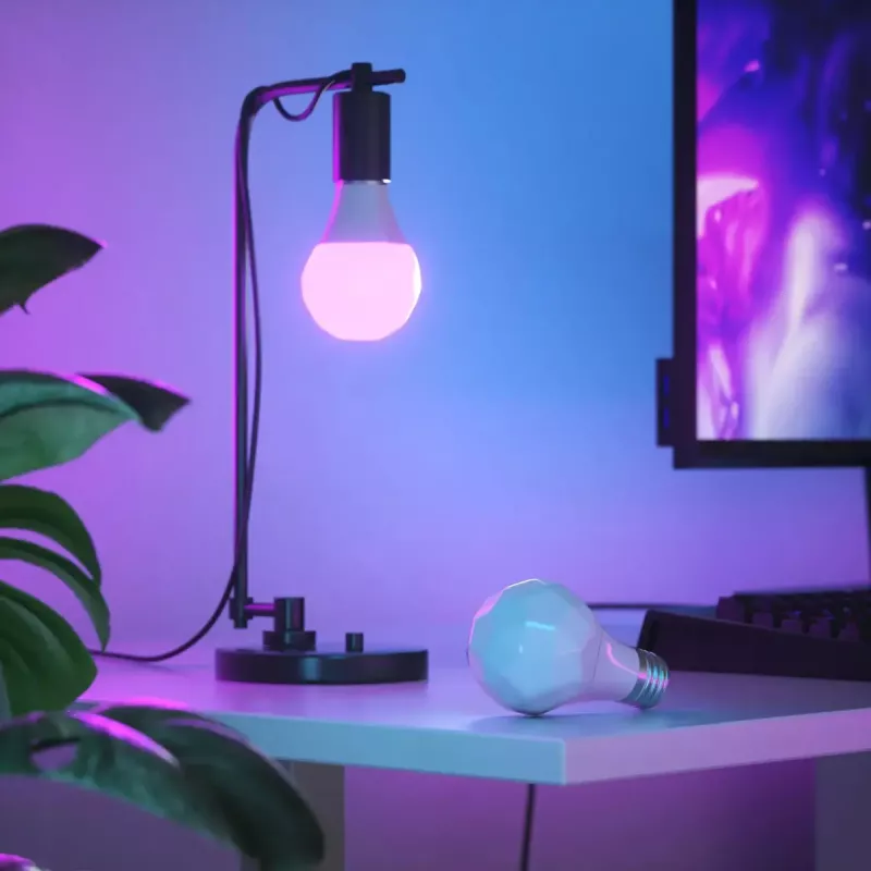 Smart bulb Nanoleaf NF080B02-3A19B — Wi‑Fi controllable smart LED bulb
