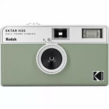 35mm Film Camera Kodak EKTAR H35 Sage RK0103 — 35mm film format, manual controls