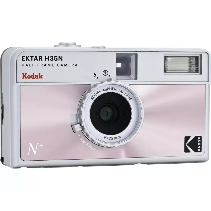 Film camera Kodak Ektar H35N glazed pink