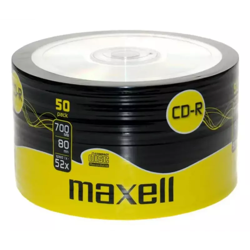 Blank CD-R MAXELL 624036 — 700 MB, 52x, Pack of 50