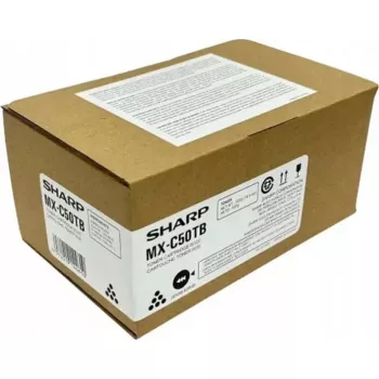 Toner cartridge Sharp MXC50TB Black for compatible Sharp multifunction printers (model MX-C50TB)