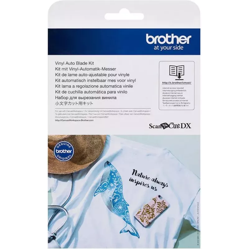 Cutting Set Brother CADXVBKIT1 for Vinyl with Precision Blades