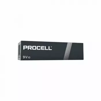 Alkaline 9V Battery Duracell MN1604 Procell (6LR61) – pack minimum 10 pcs