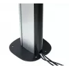 Bolt-Down Floor Base B-TECH SYSTEM X BT8380 for floor mounting, 240×240×6 mm, 200 kg, black