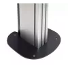Bolt-Down Floor Base B-TECH SYSTEM X BT8380 for floor mounting, 240×240×6 mm, 200 kg, black