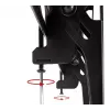 Wall mount B-TECH BT8431-PRO/B for flat screens 39–55 inch, tilt -15° to 15°, VESA up to 400×400, load 50 kg, black
