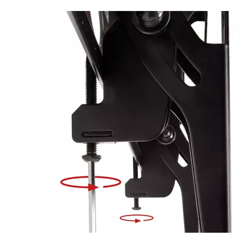 Wall mount B-TECH BT8431-PRO/B for flat screens 39–55 inch, tilt -15° to 15°, VESA up to 400×400, load 50 kg, black