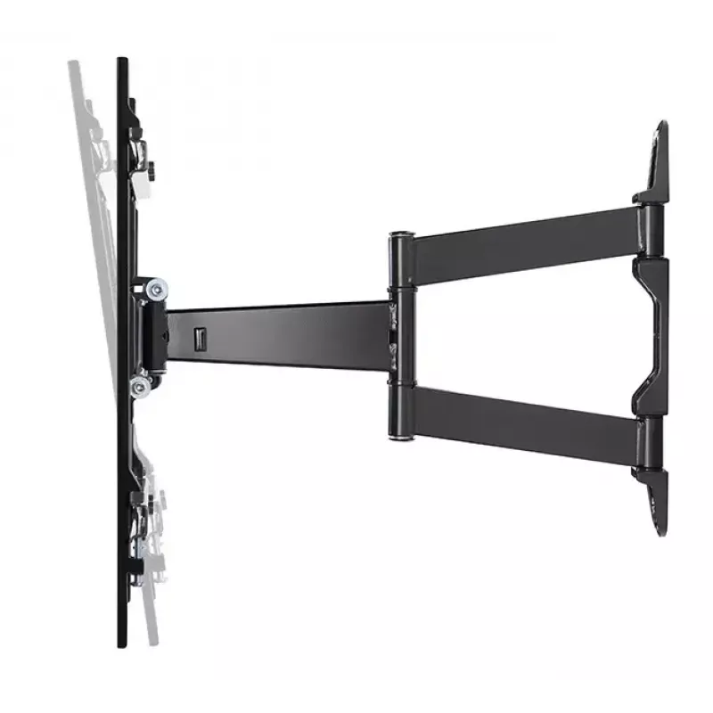 Wall/ceiling signage display mount B-TECH BTV513 for 55 inch (139.7 cm), max 35 kg, VESA 426×400, tilt -2–10°, swivel 180° — Black