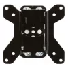 Wall mount B-TECH BT7511/B for flat screens, tilt -10° to 17°, up to 20 kg, for 28 inch (max 71.1 cm), VESA 75x75–100x100, 5.5 cm wall distance, black