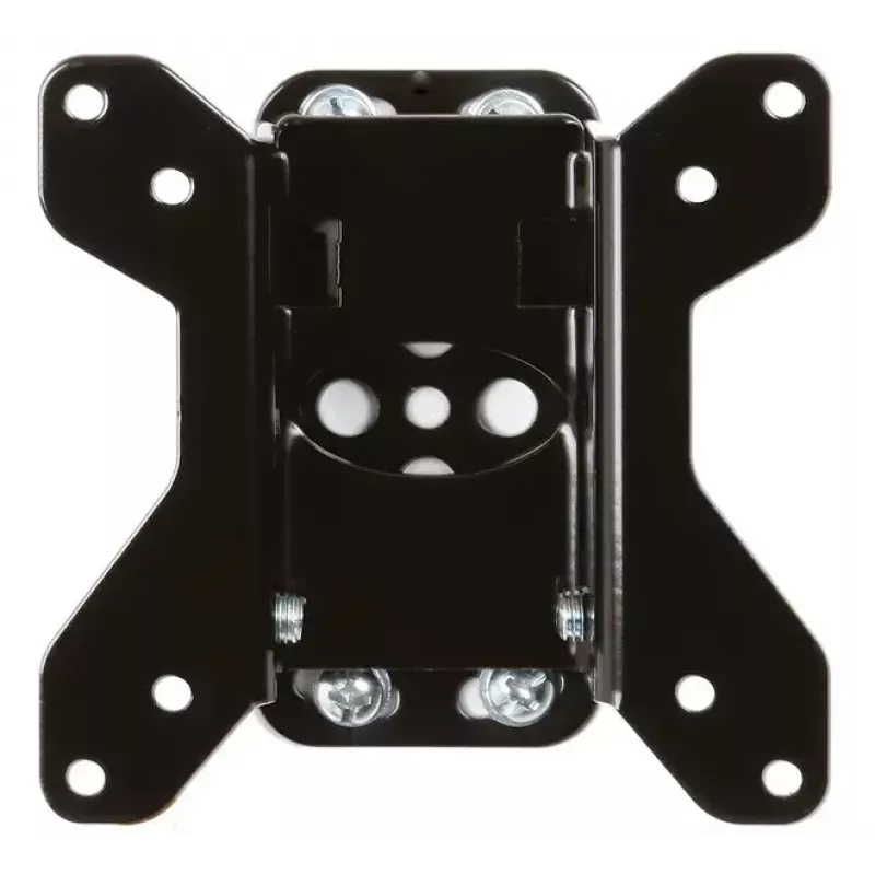 Wall mount B-TECH BT7511/B for flat screens, tilt -10° to 17°, up to 20 kg, for 28 inch (max 71.1 cm), VESA 75x75–100x100, 5.5 cm wall distance, black